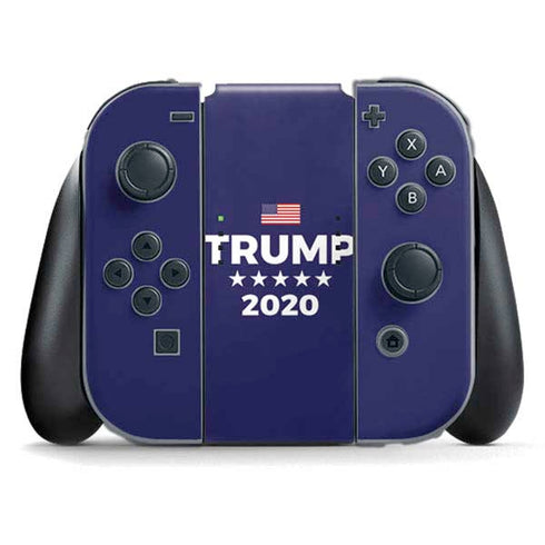 Trump 2020 Blue Nintendo Skins